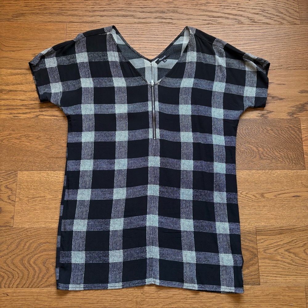 Madewell Plaid Shirt Dress